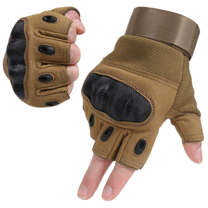 black military gloves